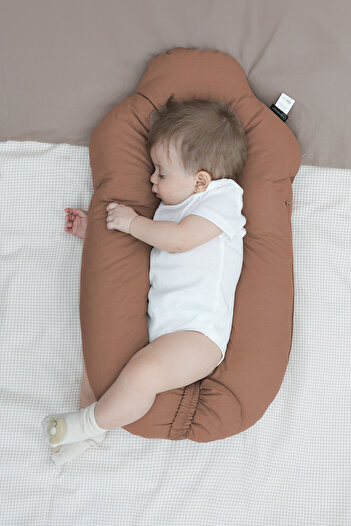 mordesign Moresleep Set of 2 - 1 Baby Pillow, Flat Head Pillow, Cotton Sleeping Pillow