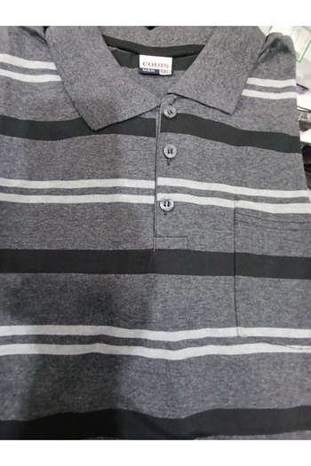 couis Polo Collar with Pockets Short Sleeves