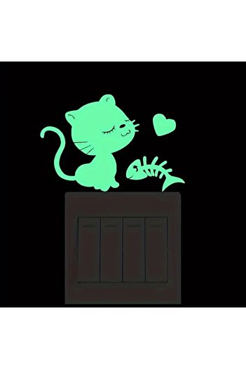 Major Selection Glow in the Dark Children's Room Socket Sticker Sets 9 X 13 cm