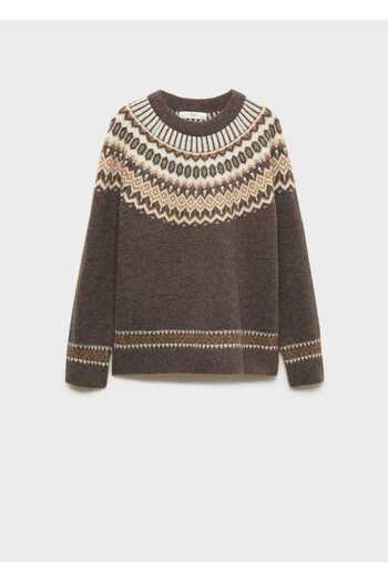 MANGO Woman Round neck knitwear sweater