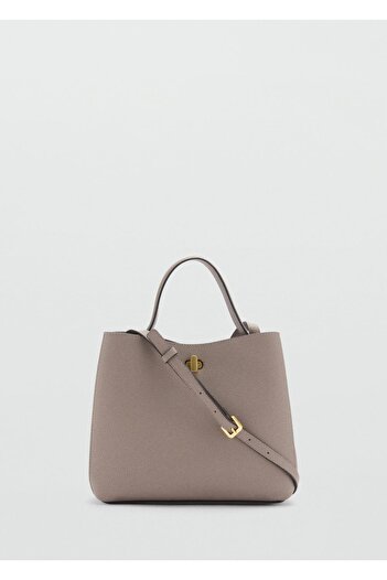 MANGO Woman Crossbody kabelka s dvojitým uchem