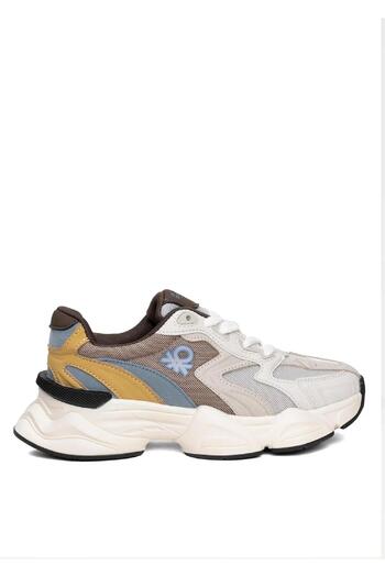 Benetton Bnı-11121 Beige Women's Sneakers