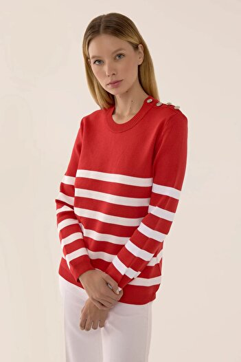 Hiccup Striped Knitwear Sweater