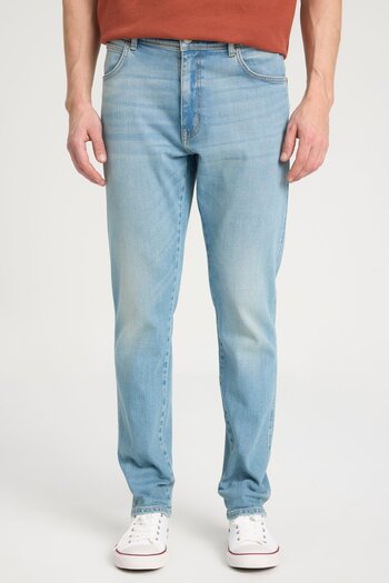 WRANGLER Regular Fit Regular Cut Low Waist Skinny Leg Light Blue Texas Tapered Jean Jeans
