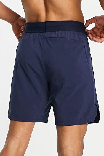 Nike Pro Dri Fit Flex Vent Max 8 дюймові шорти на блискавці Чоловічі тренувальні шорти Синій