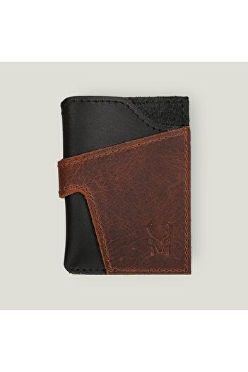 Modica Napoli - Stylish and Functional Vertical Genuine Leather Wallet Card Holder