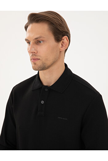 Pierre Cardin Μαύρο φούτερ Regular Fit 50293236-VR046