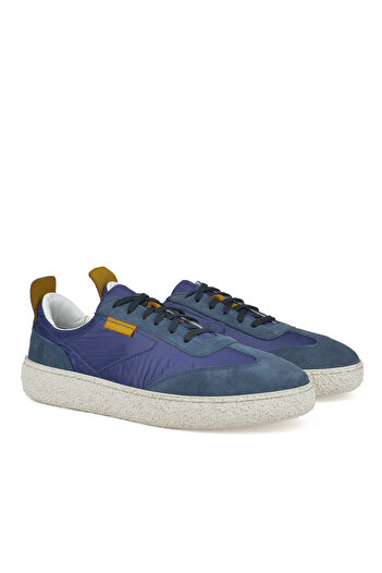 Ziya , Erkek Hakiki Deri Sneaker 1431026Z219 Mavi