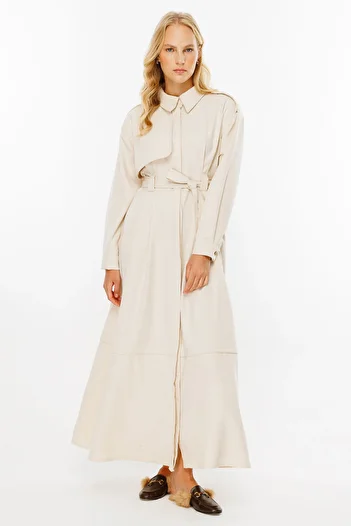 Hooopstore Premium πέτρινο φόρεμα Trench