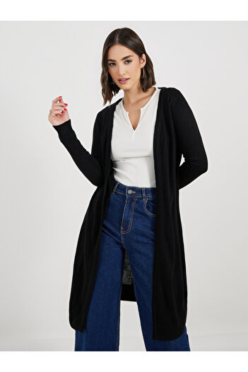 Styli Regular Fit Longline Front Open Cardigan