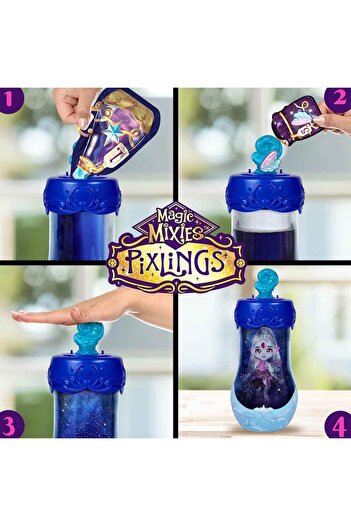 GIOCHI PREZIOSI Magic Pixling Galaksi Saçlı Figür Sürpriz Paket MG102000 - Mavi