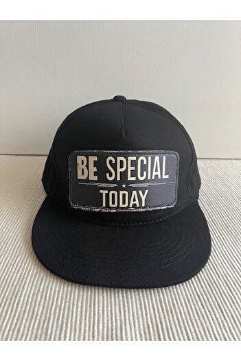 CosmoOutlet Будь особливим сьогодні Слоган Знімний Bench Логотип Unisex Чорний колір Hip Hop Капелюх