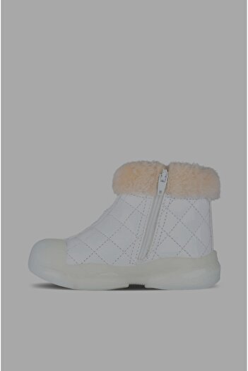 Vicco Vicco Poppy Ii Baby Girl White Luminous Boots