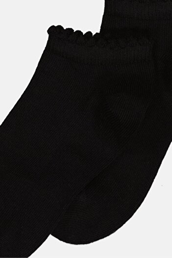 Bebe Toddlers Girl 5 Pcs Ankle Socks, Black