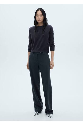 MANGO Woman Round neck knitwear sweater