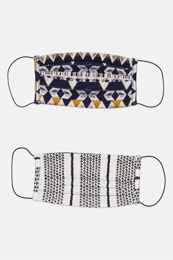 Only & Sons 2 Pcs Printed Face Mask, Multicolor