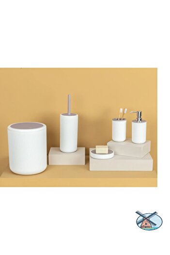 Madame Coco Martre 5-Piece Ecru Bath Set