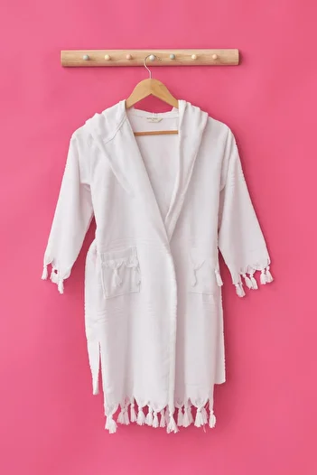 Katia&Bony Crab Printed Girl's Bathrobe Peshtemal