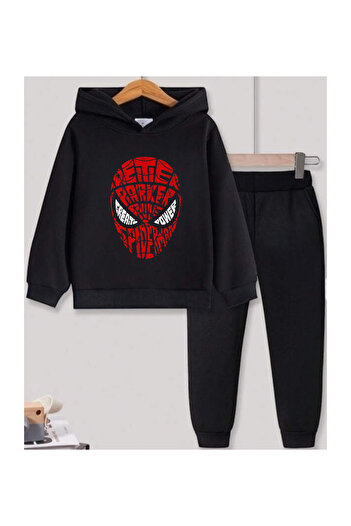 Garalio بدلة رياضية للأطفال مطبوعة بغطاء للرأس من PETER PARKER SPIDERMAN