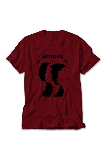 WAKHA Metallica Group Silhouette Red T-Shirt