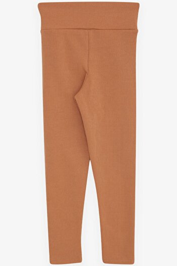 Breeze Girl's Tights Embroidered 8-14 Years, Brown