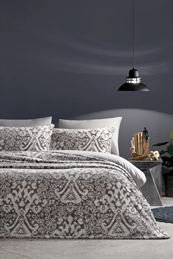 Puffy Anthracite Lera Single Bedspread Set