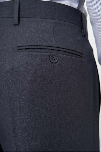 İmza Lacivert Yandan Cepli Comfort Fit Classic Pantolon 1003245157
