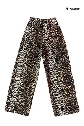 Puledro Girl's Leopard Patterned Pants