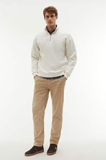 Mudo FERMUARLI DİK YAKA SWEATSHIRT
