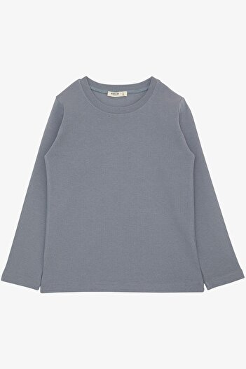 Breeze Boys' T-Shirt - Long Sleeve, 9-14 Years, Ice Blue