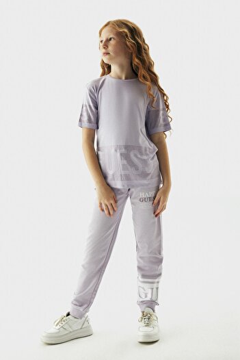 Guess Bg Store Girl's Lilac T-shirt 23pfwgjyi06