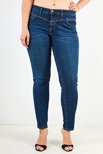 ONE STEP Women Slim Fit Washed Stretchable Jeans, Blue