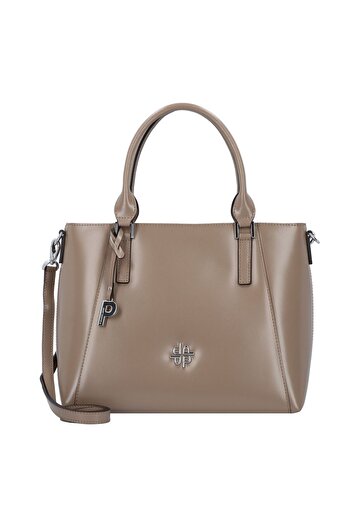 Picard Black Tie Handbag Leather 29 cm