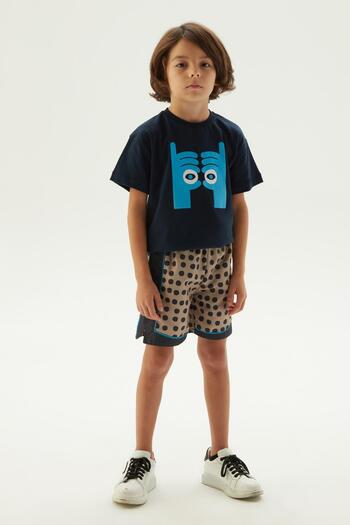 Nebbati BG Store Boys Patterned Shorts