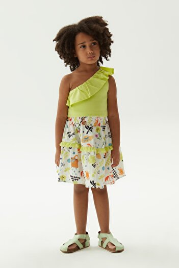 Tyess Bg Store Girls Green Blouse