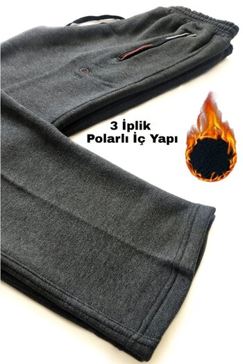 bigiyin Gray Winter Sweatpants Plus Size Sweatpants Thick Fleece Inside Thick Sweatpants Thick Sweatpants