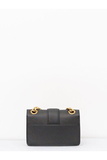 Just Cavalli Women's Brand Logo Black Shoulder Bag with Adjustable Chain Strap 77Ra4Bi2Zs766-899