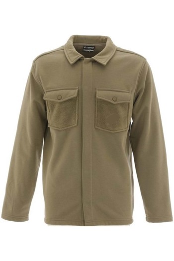 Lotto M-lensing Jacket Hoodie Ανδρικό φούτερ με κουκούλα Fleece Χακί