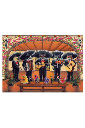Art Puzzle 500 Pieces Flamenco Meow Squad 5082