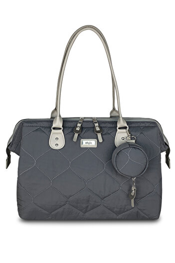 Stylo Gray Magnolia Women's Shoulder Bag - for Baby Care