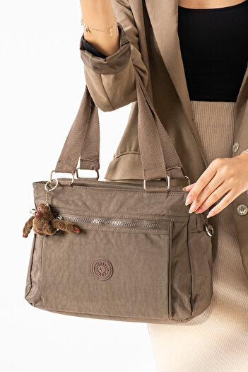 Serenity Waterproof Silk Fabric Modern Women's Bag Can Be Used Both Shoulder and Postman