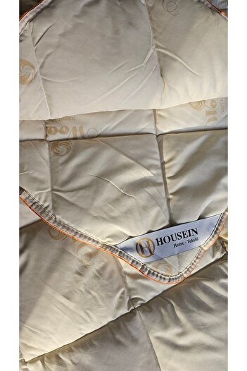 housein Bedding Cream Double Piping Wool Quilt