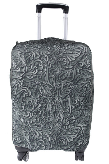 MY SARACİYE My Saddler 01 - Floral Patterned Suitcase and Luggage Case