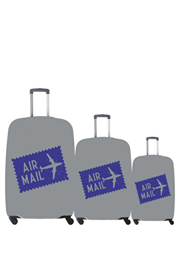 MY SARACİYE My Air Mail 24 - Large, Medium and Cabin Size Luggage and Suitcase Cover Set