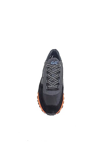MARCOMEN SİYAH DERİ SNEAKER SPOR AYAKKABI