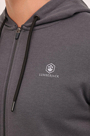 lumberjack 4w Mb Sn05 Fz Hod 4pr Erkek Sweat A101889370 Antrasit
