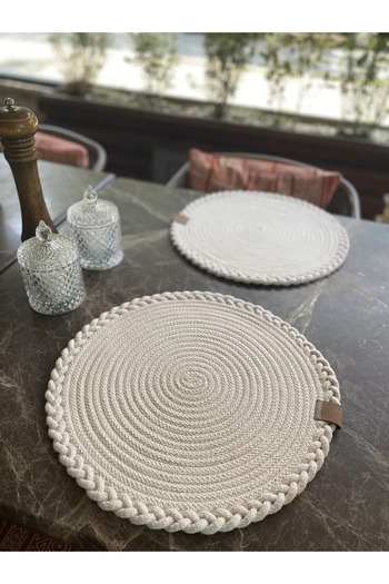 Halımax 2 Pieces of Straw Textured Snail Braid - American Service Supla