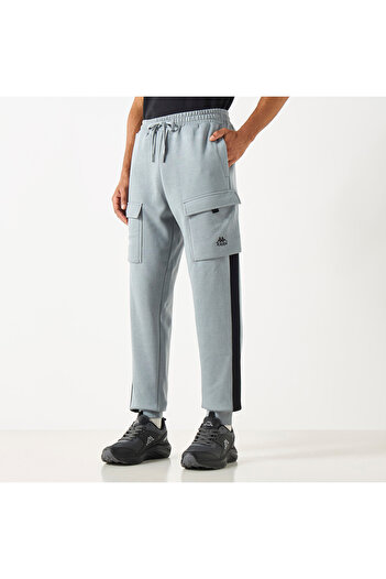 Kappa Joggers with Cargo Pockets and Drawstring Closure