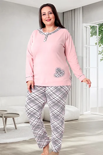 Bella Linda Cotton Plus Size Women's Pajama Set