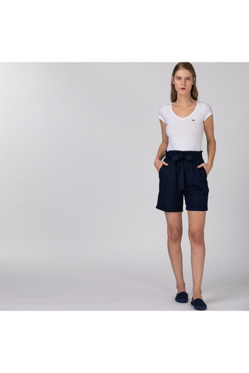 Lacoste Navy Blue Women's Shorts